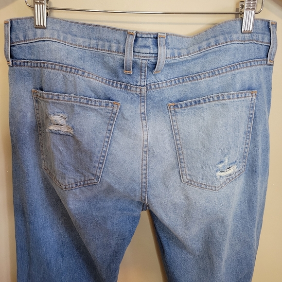 Current/Elliott The Fling Boyfriend Patchwork Jeans Size 29 - Picture 5 of 11